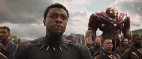 black panther gif