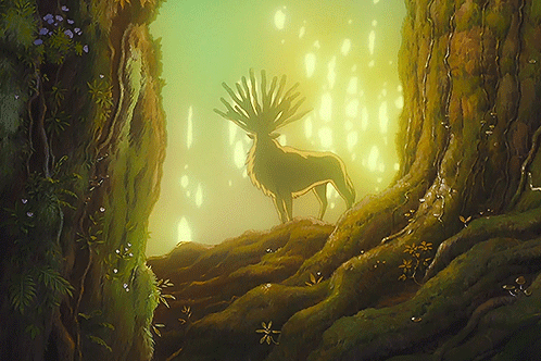 Image result for princess mononoke ending gif
