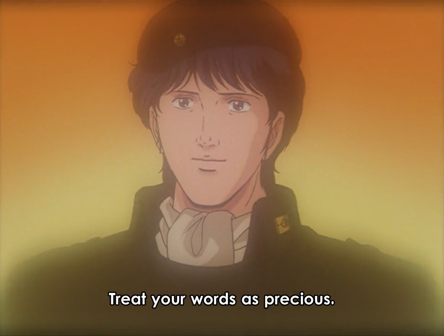 Yang Wen-Li from Legend of the Galactic Heroes - treat your words as precious
