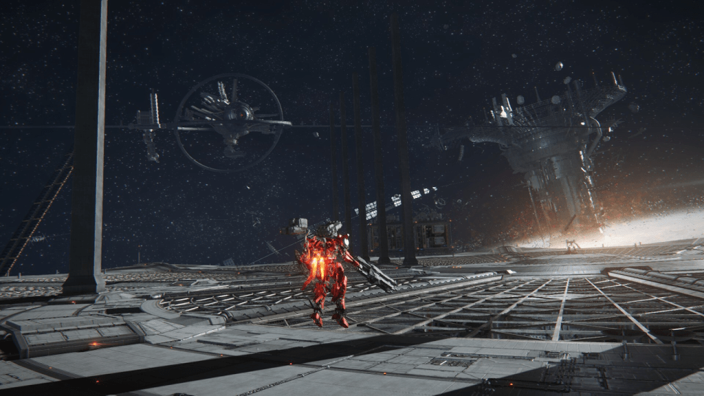 Armored Core VI - space map wallpaper