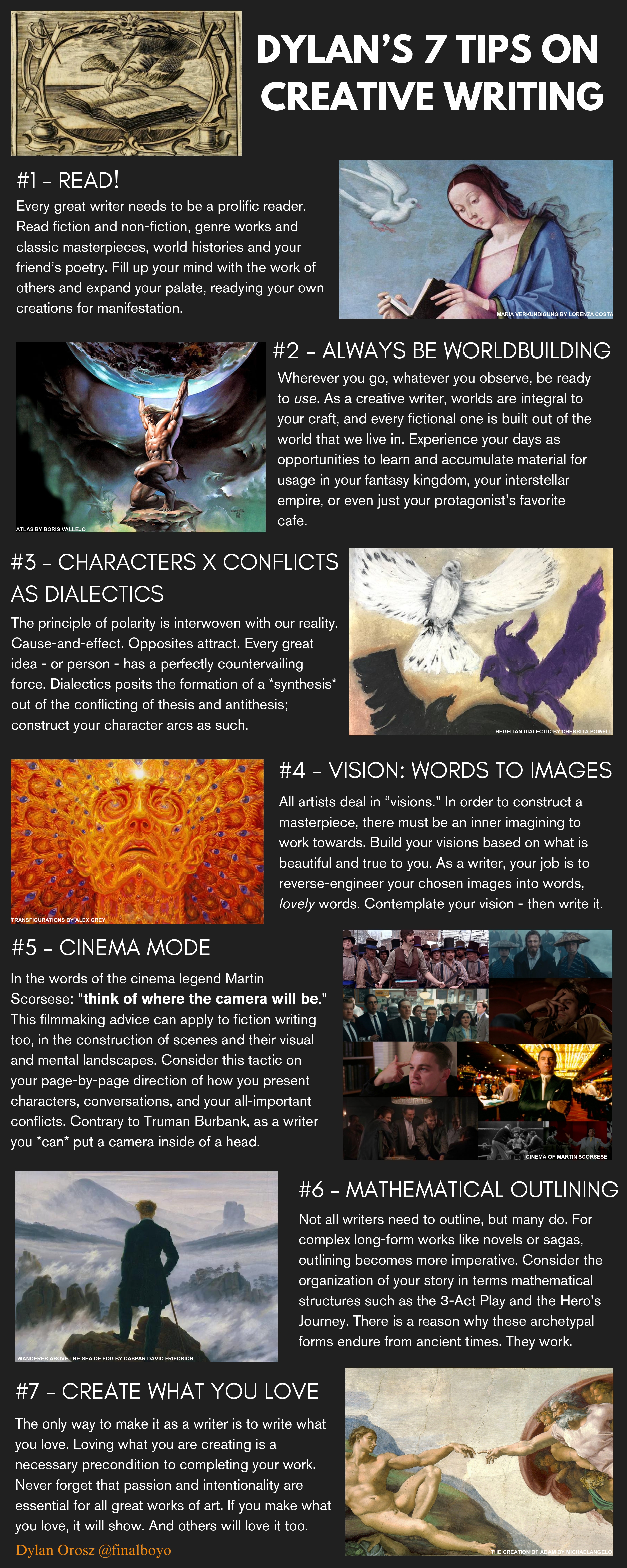 7 Tips on Creative Writing – Thresholds of Transformation